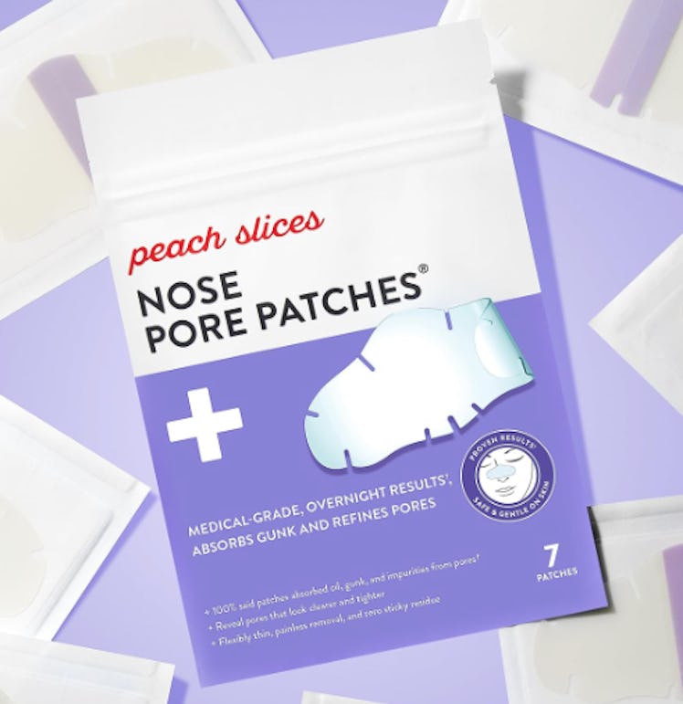 Peach Slices Nose Pore Patches