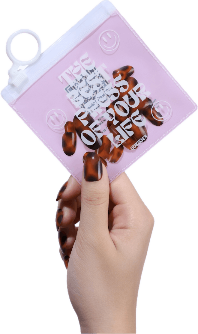 Press On Nails in Drop Dead Tortoise