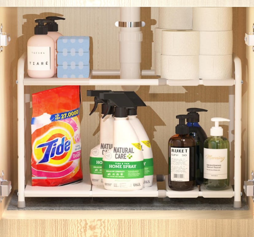 Simple Houseware Under Sink Expandable Shelf