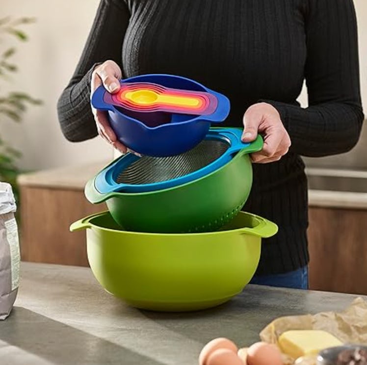 Joseph Joseph Mixing Bowls Measuring Cups Nesting Set (Set of 9) 