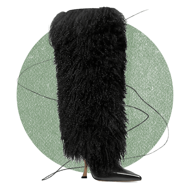 Luna Shearling and Leather Boot