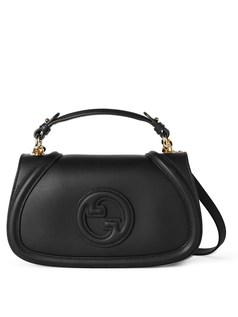 Blondie Small Top-Handle Bag in Black
