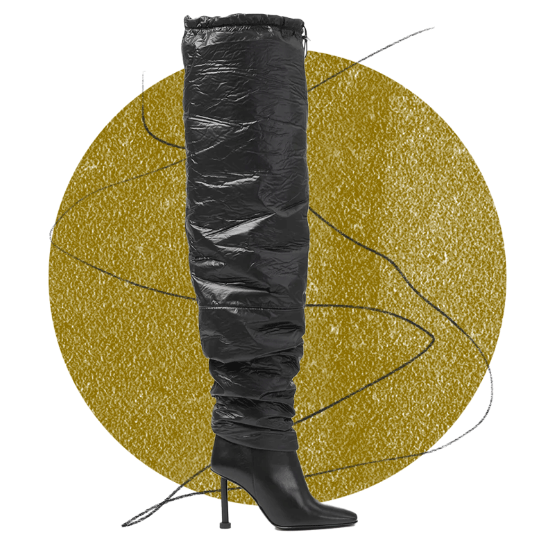 Blair Puffer Thigh High Boot