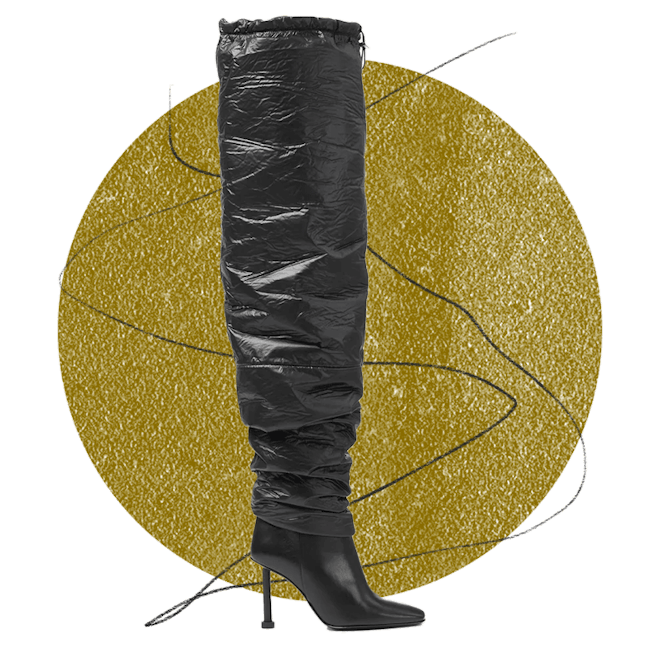 Blair Puffer Thigh High Boot