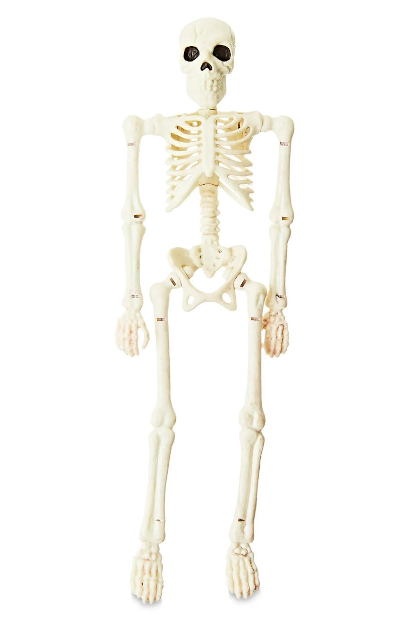 Halloween Decor Prop Mini Skeleton Figure by Way to Celebrate, 8-Inch Height