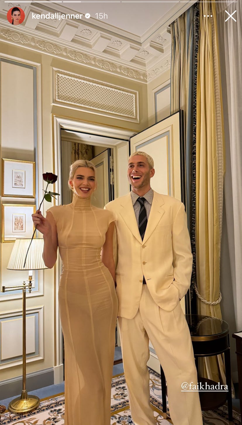 Kendall Jenner and Fai Khadra.