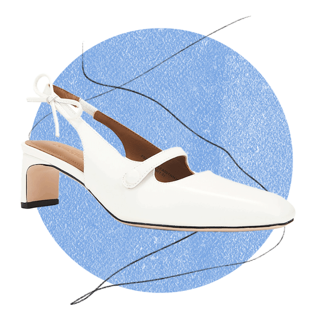 Side Bow Square Toe High Heels