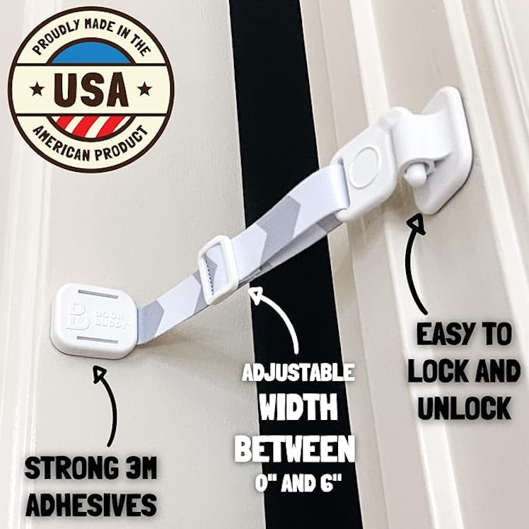 Door Buddy Adjustable Door Strap and Latch