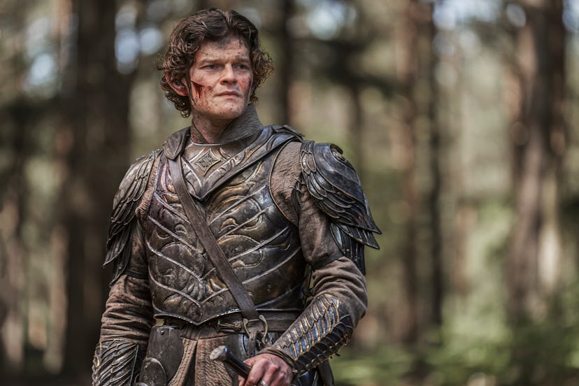 Robert Aramayo as Elrond in The Lord of the Rings: The Rings of Power