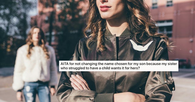 A woman in a stylish bomber jacket stands confidently, with text overlay discussing a naming controv...