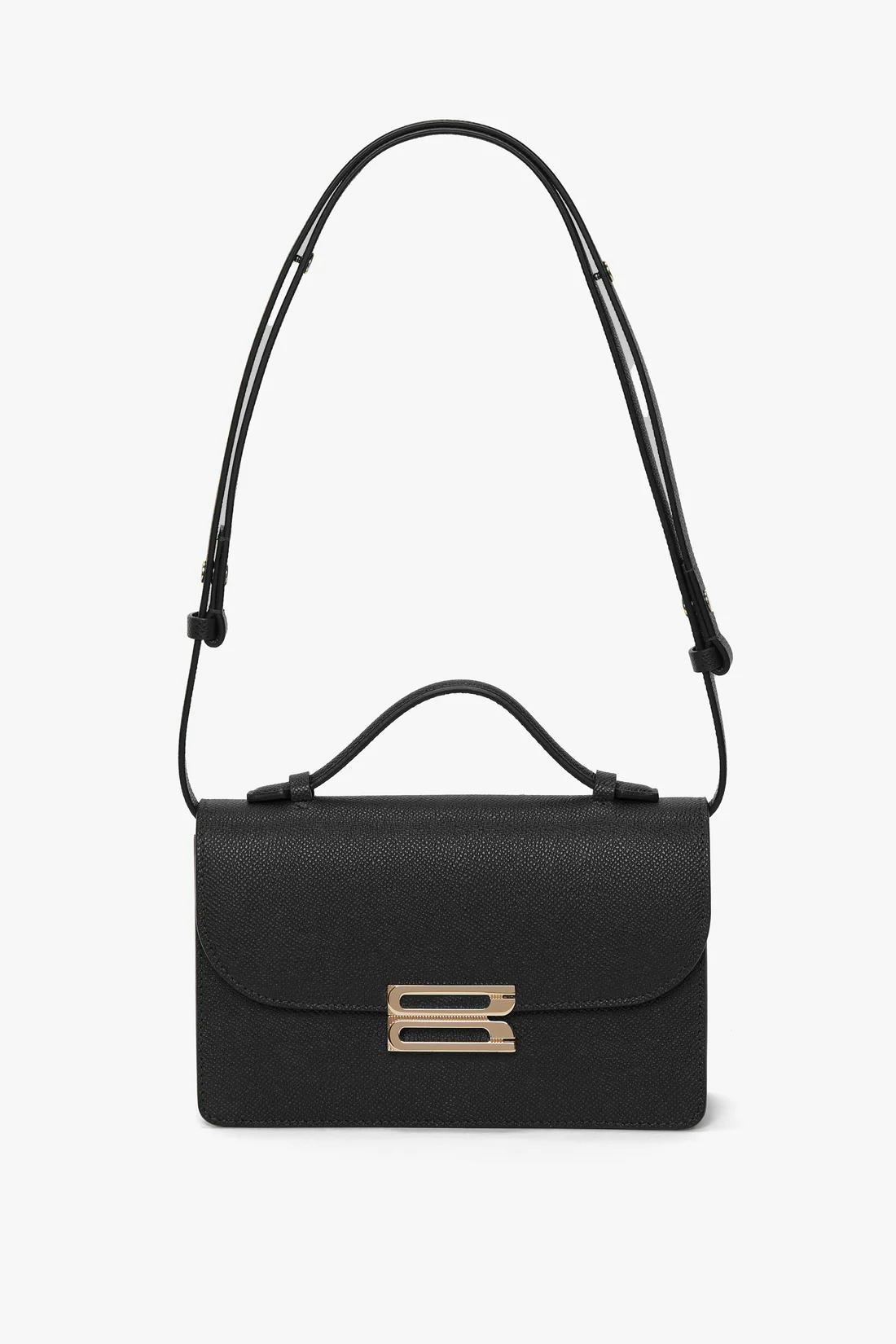 Mini Dorian Bag In Black Grained Leather