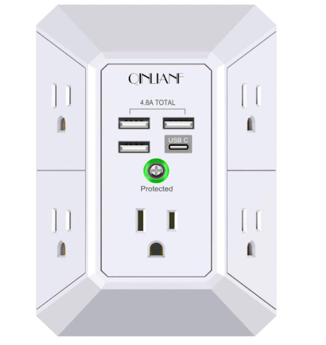 QINLIANF 5-Outlet Wall Charger