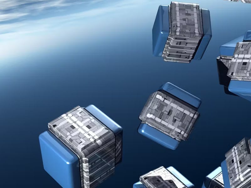 CubeSats, as depicted in this illustration, make it affordable for universities and private companie...