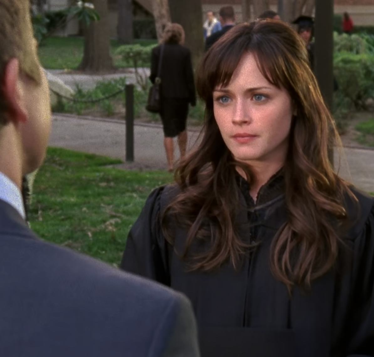 Logan and Rory on Gilmore Girls. Screenshot via Netflix