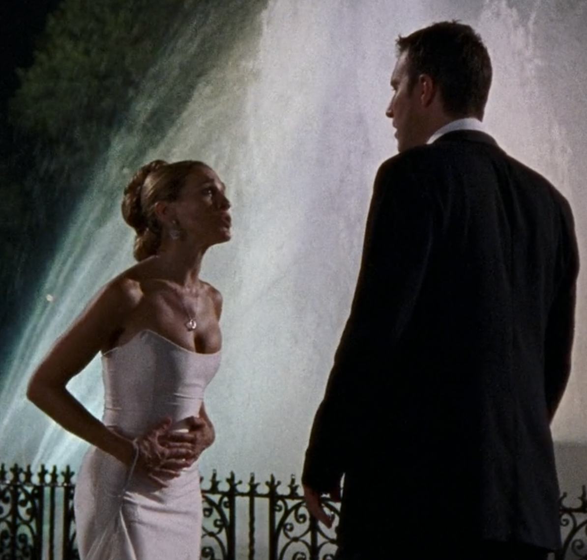 Carrie and Aidan on Sex and the City. Screenshot via Max