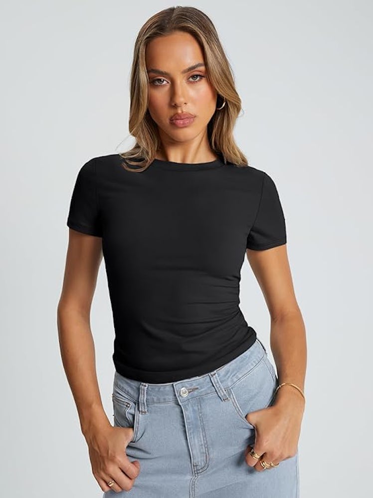 Trendy Queen Slim-Fit T-Shirt