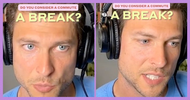 One dad and podcaster is begging parents who are not the default parent to look at their commute as ...