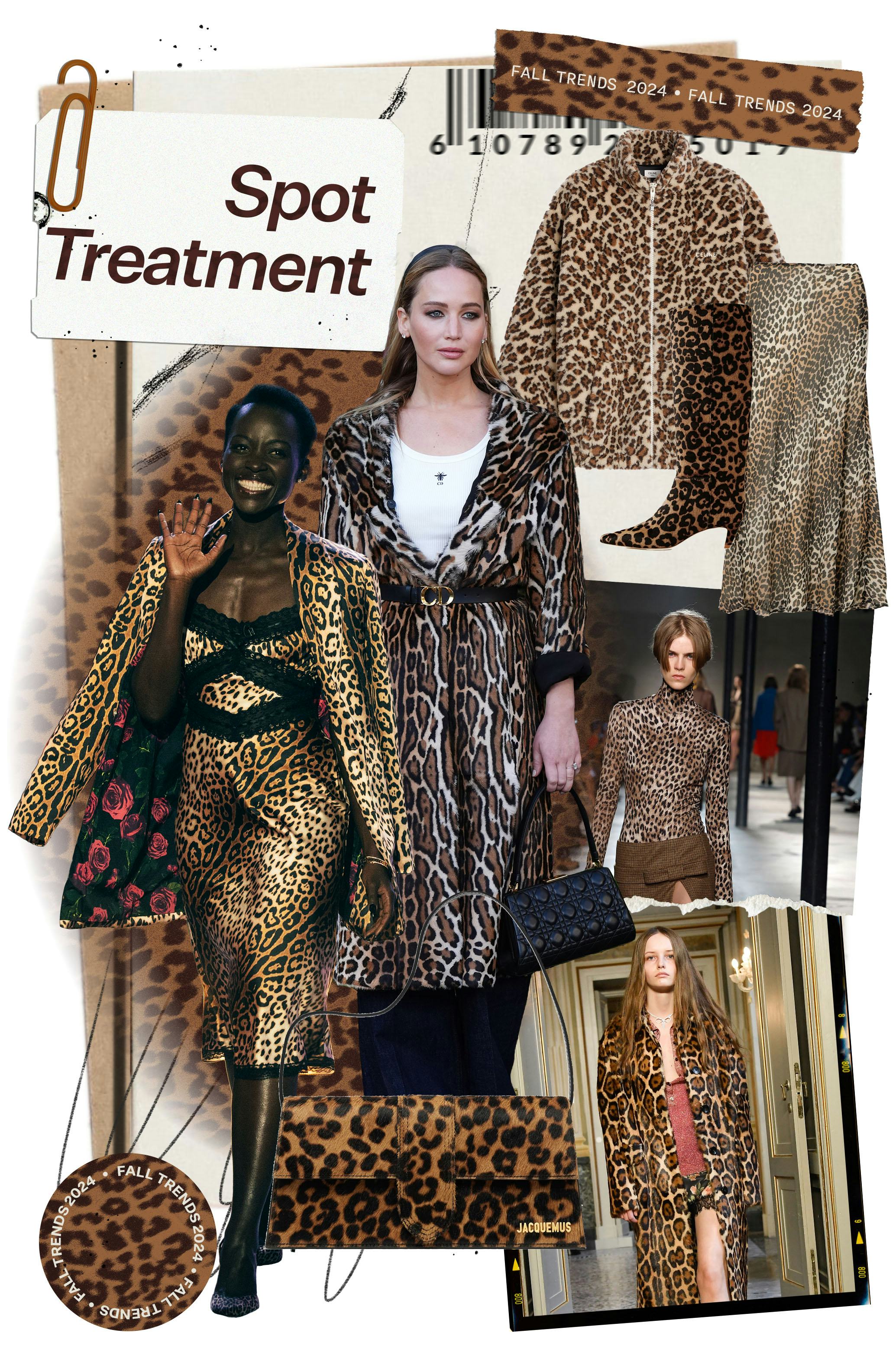 Fall 2024 leopard fashion trend