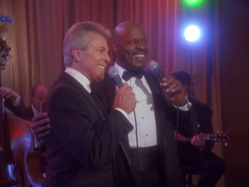 James Darren and Avery Brooks in "Badda-Bing Badda-Bang."