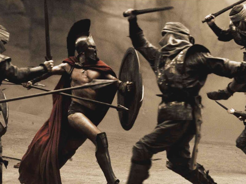 Gerard Butler as King Leonidas in 300