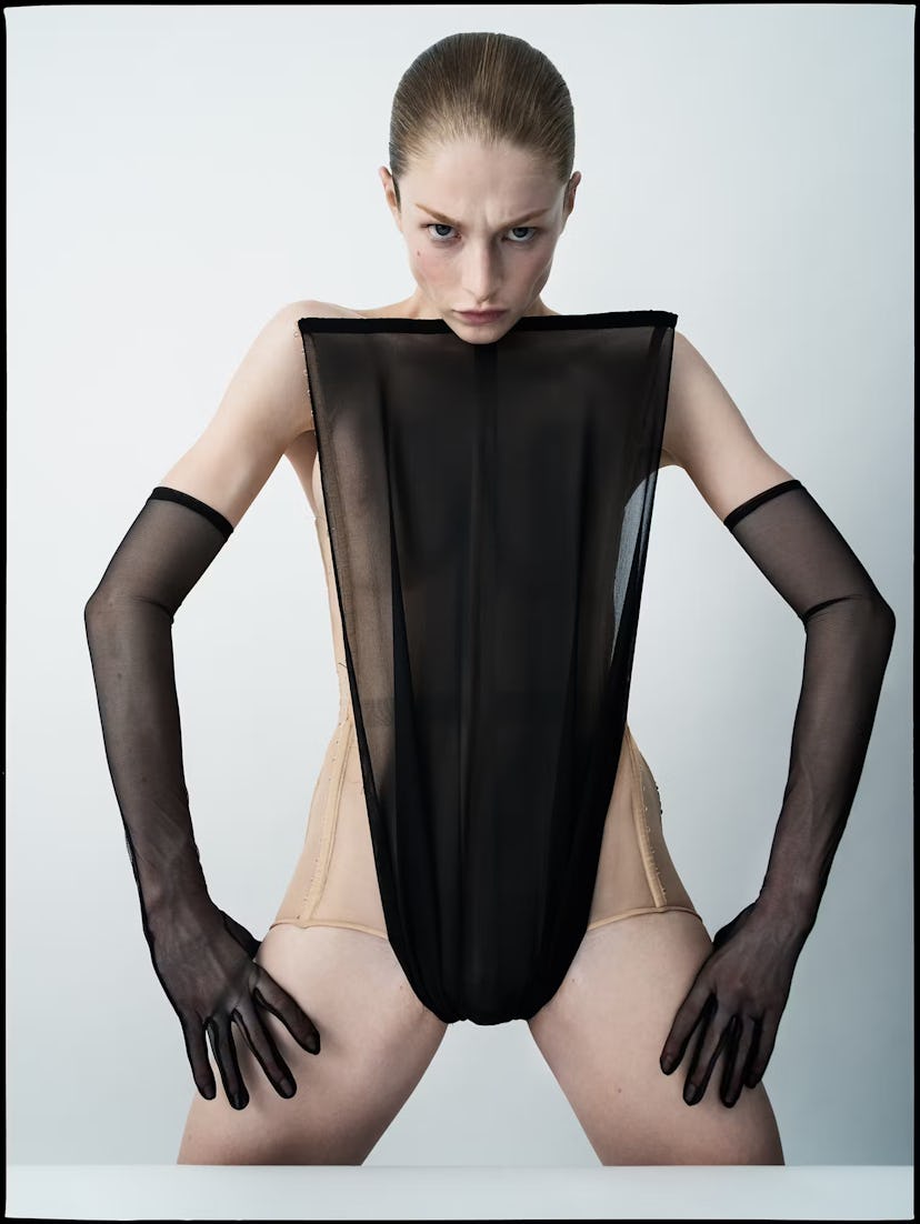 Hunter Schafer frees the nip for W Magazine