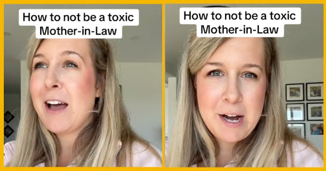 A blonde woman speaking into the camera sincerely. One mom thinks she has found the simple key to cr...