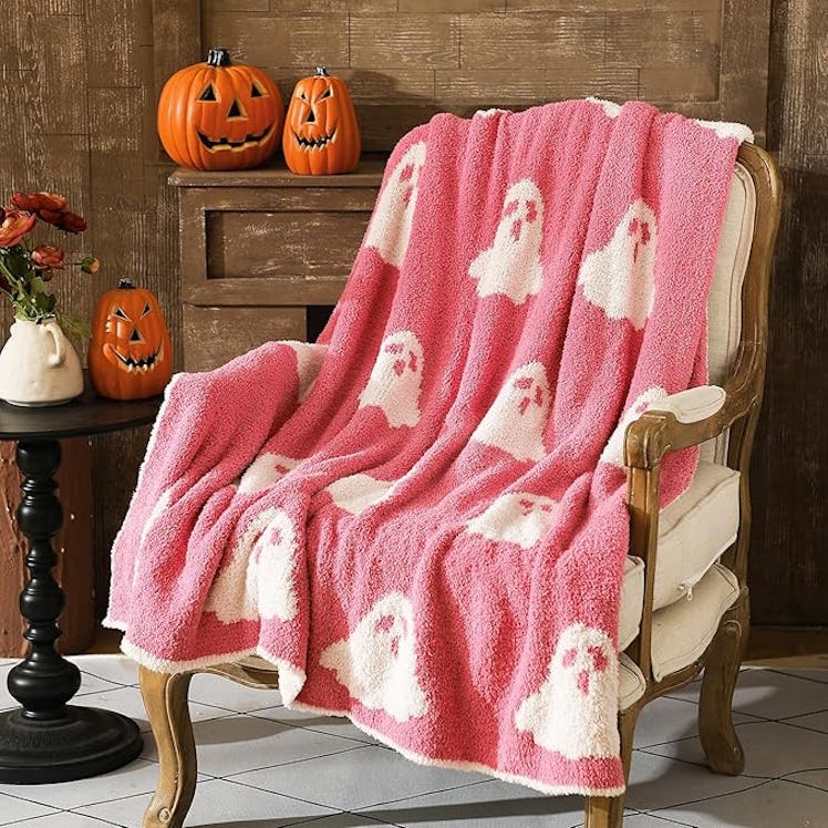 Halloween Ghost Throw Blanket Microfiber Blanket