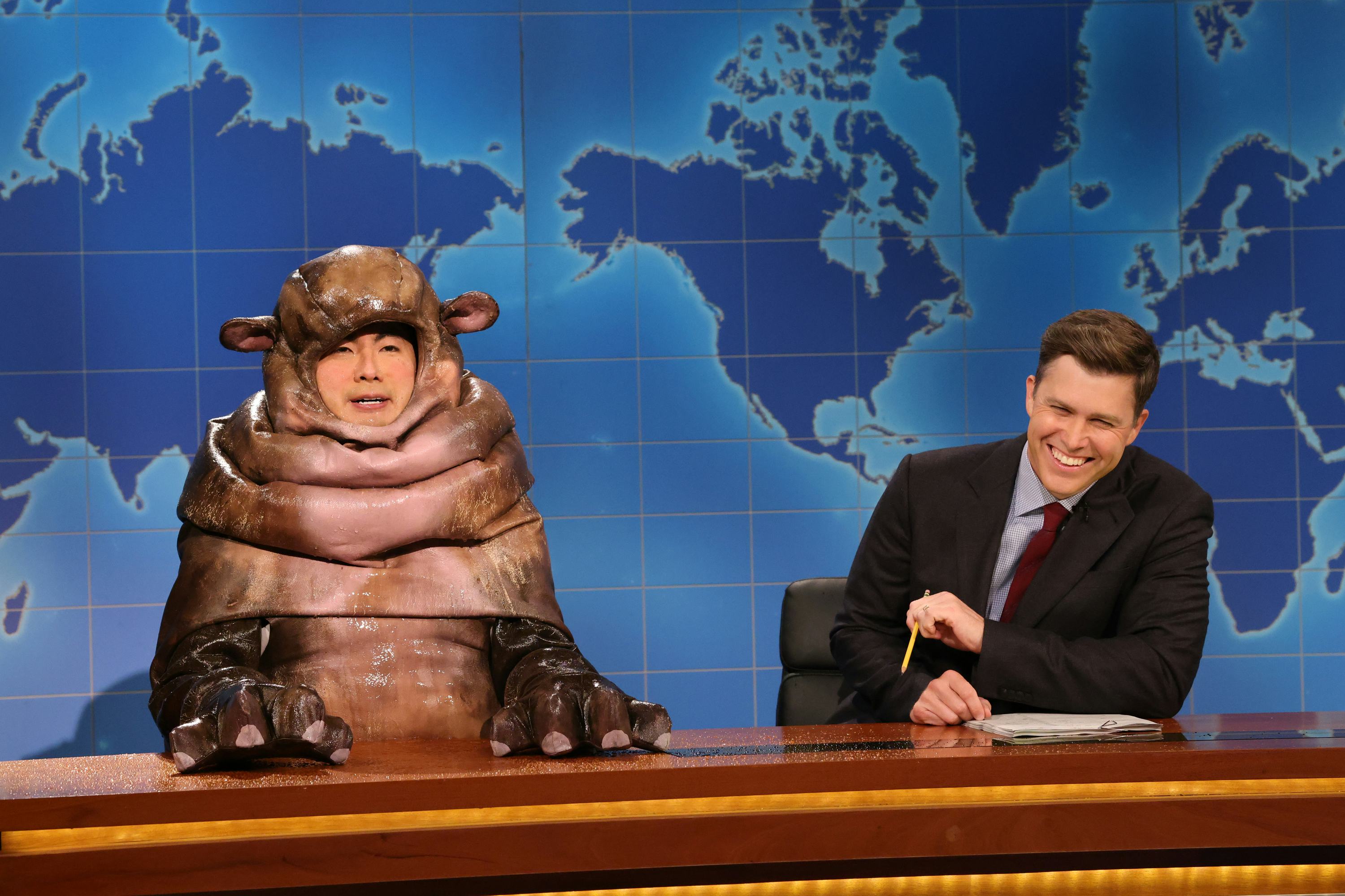 &lsquo;SNL&rsquo; star Bowen Yang has denied making fun of Chappell Roan during a Moo Deng the hippo skit.