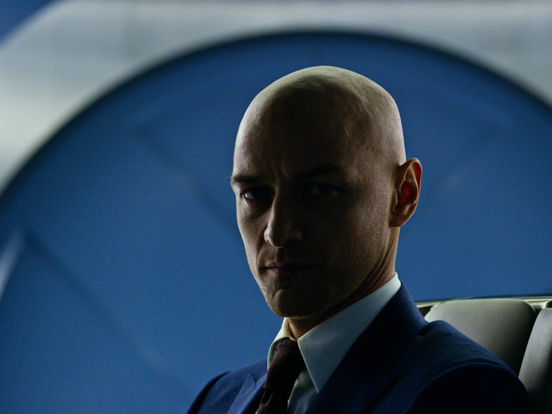 James McAvoy as Charles Xavier in X-Men: Apocalypse