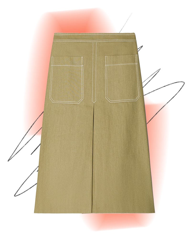 Cotton Twill Skirt