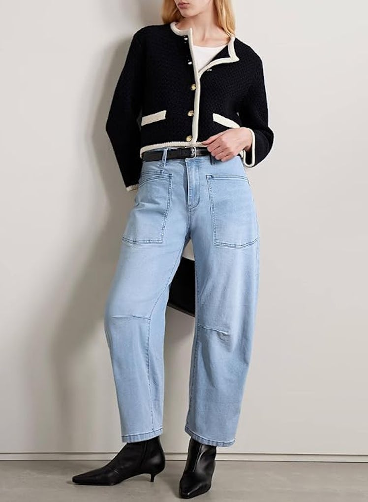 EVALESS Baggy Barrel Jeans