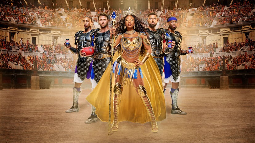 Megan Thee Stallion stars in Pepsi Zero’s commercial with Travis Kelce, Josh Allen, Derrick Henry, a…