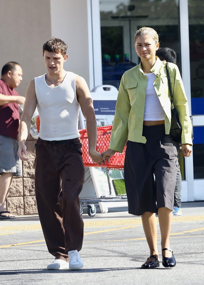 Zendaya and Tom Holland in Calabasas.