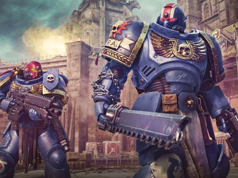 The ultramarines of Warhammer 40K