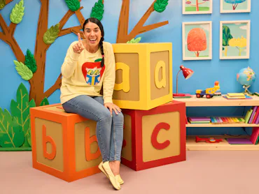 Juliana Urtubey as Miss Appleberry in live action spinoff CoComelon Classroom