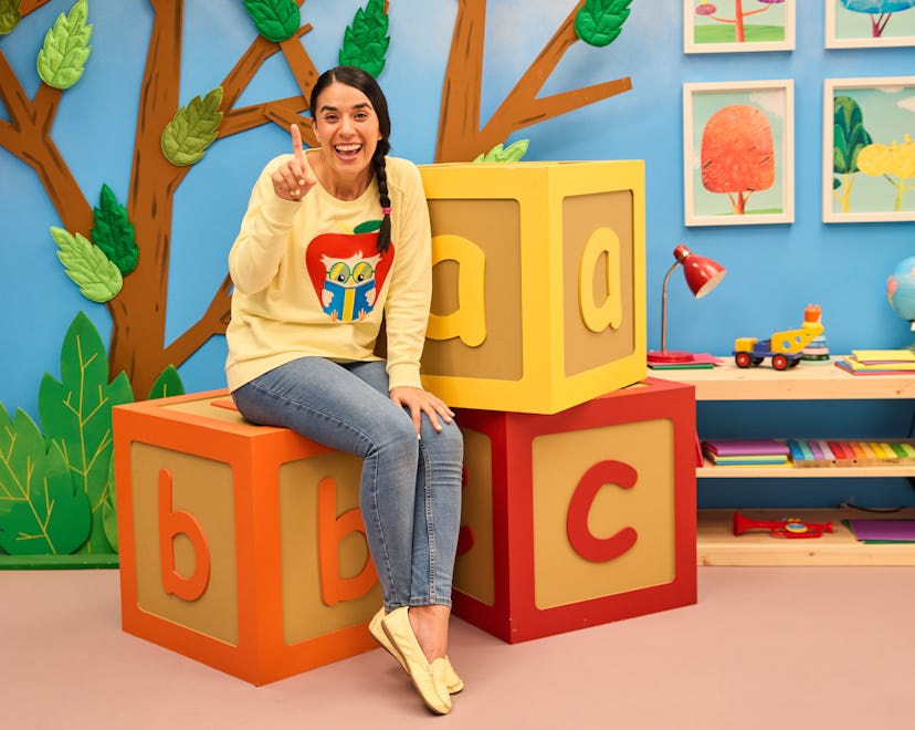 Juliana Urtubey as Miss Appleberry in live action spinoff CoComelon Classroom