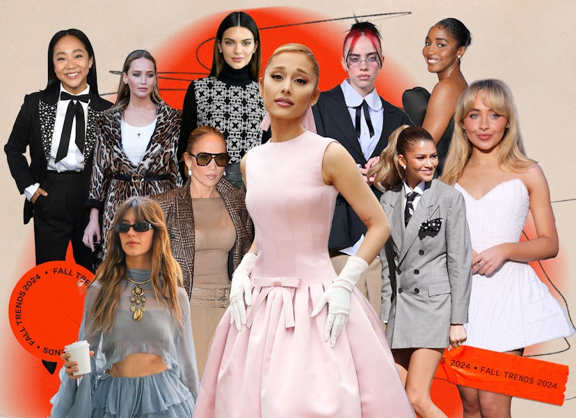 Fall 2024's biggest trends include bows, suits, and lots of leopard.