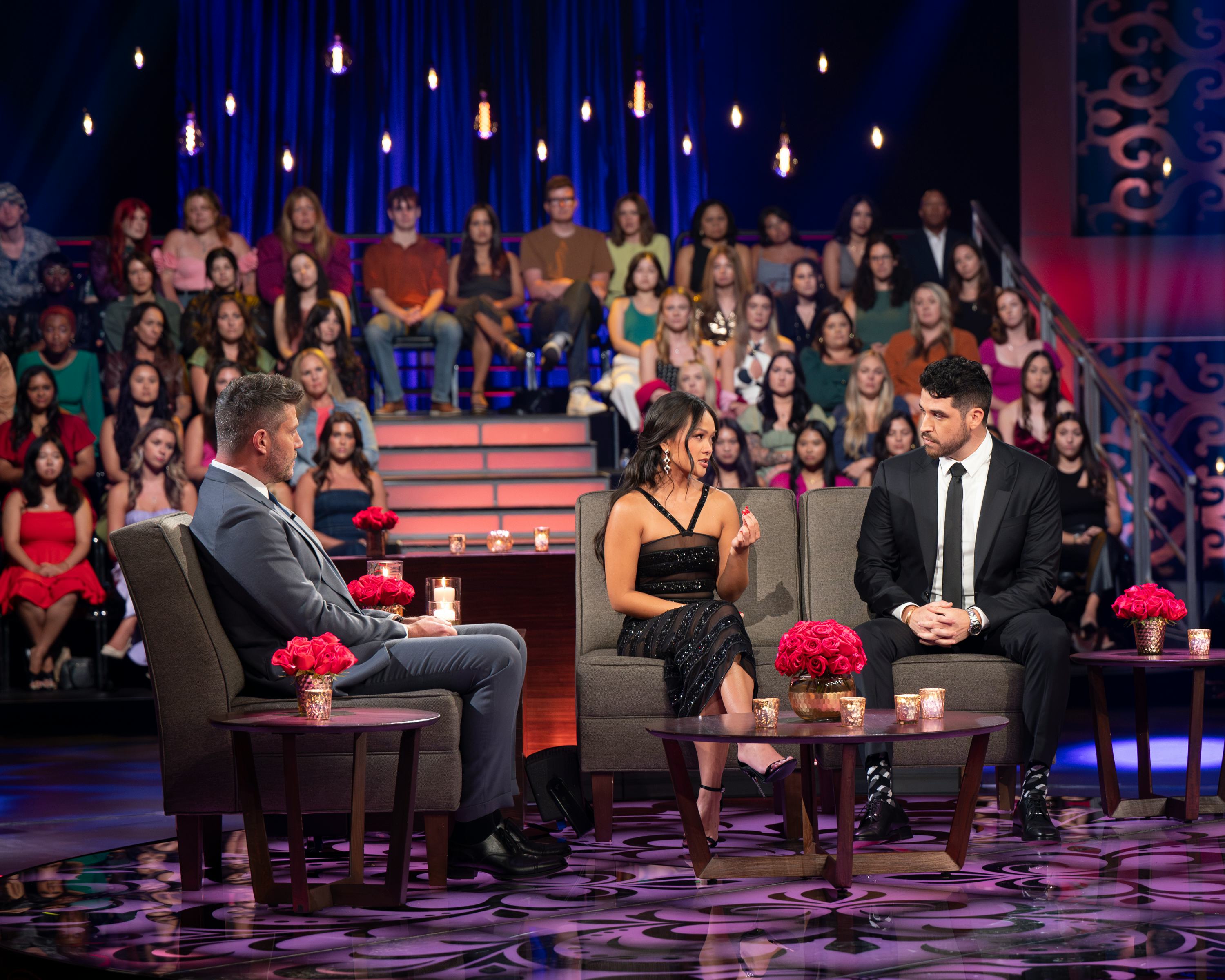 Jesse, Jenn, and Devin on The Bachelorette. Photo via ABC
