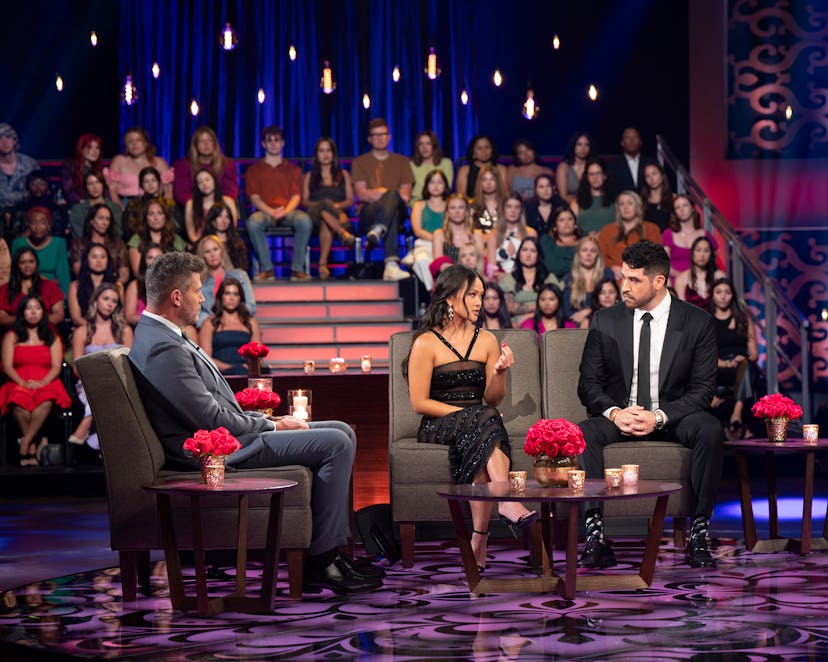 Jesse, Jenn, and Devin on The Bachelorette. Photo via ABC