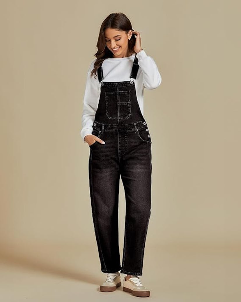 luvamia Barrel Leg Overalls