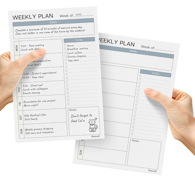 Dunwell Weekly Planner Pads (2-Pack)