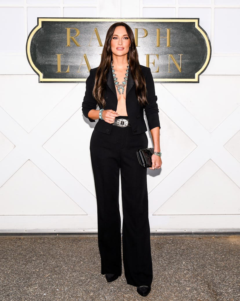 Kacey Musgraves at the Ralph Lauren Spring/Summer 2025 runway show.