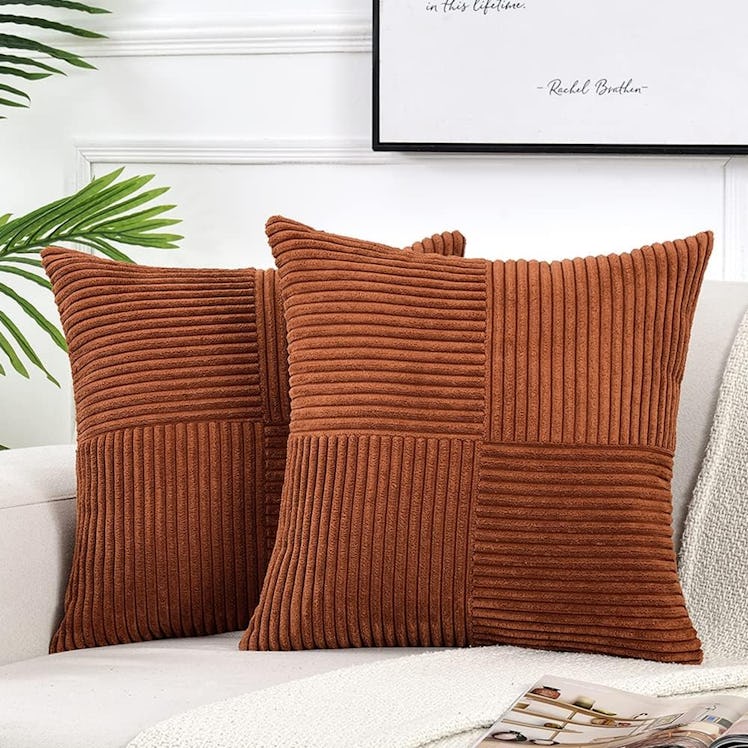 Fancy Homi Decorative Throw Pillow Covers (Set of 2)