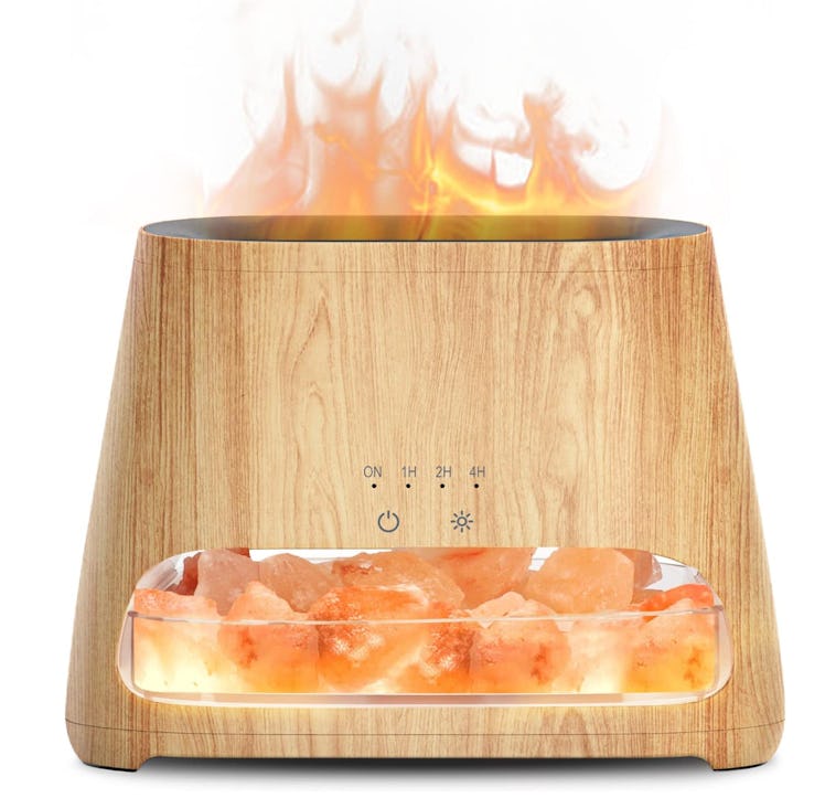 SALKING Himalayan Salt Lamp & Oil Diffuser