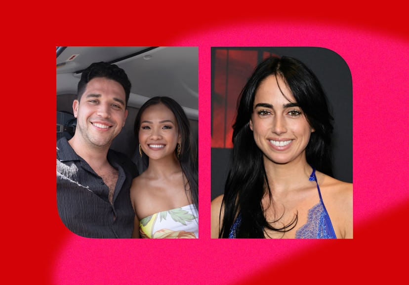 Devin, Jenn, and Maria from The Bachelor/ette. Photos via ABC and Getty Images