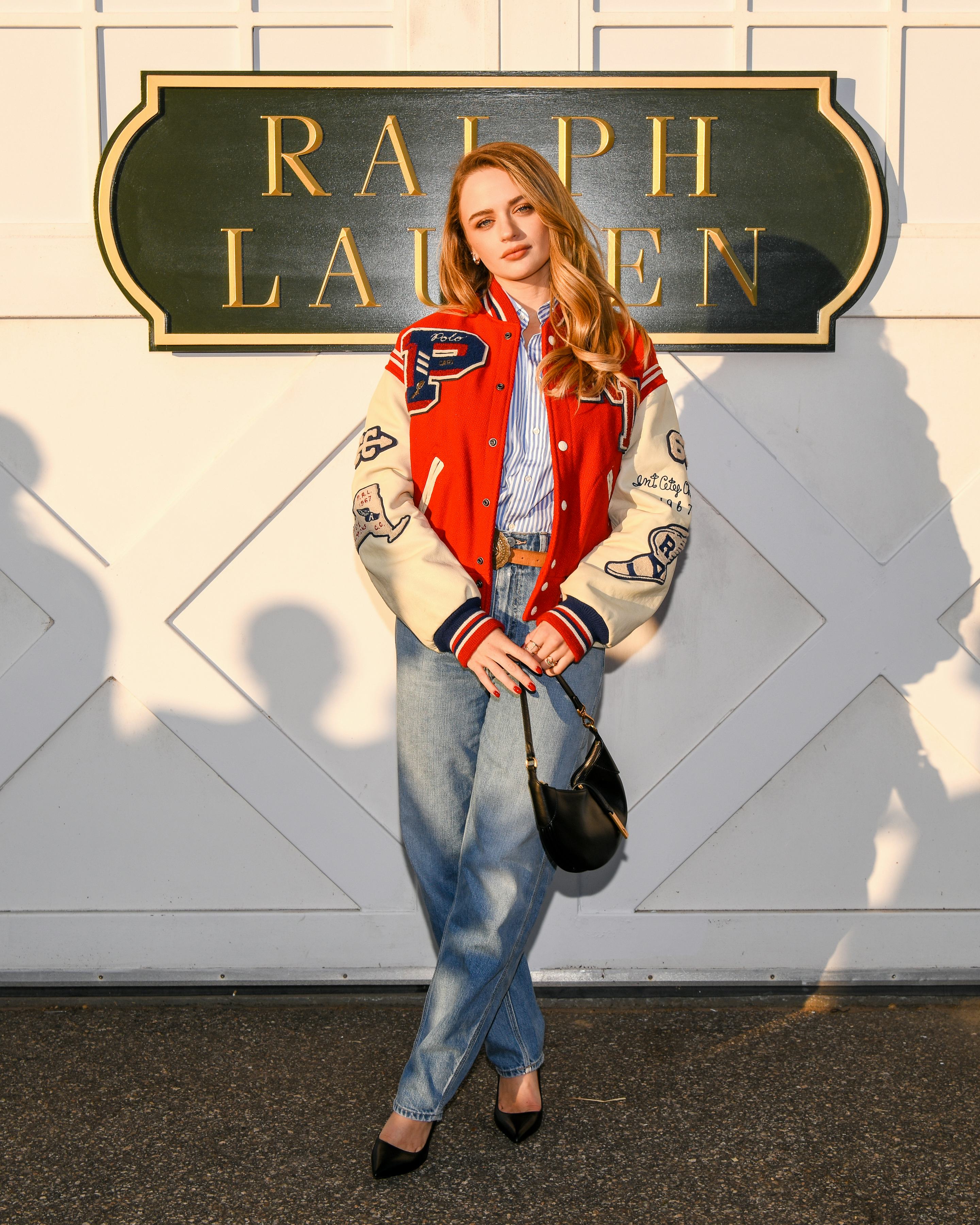 Joey King at the Ralph Lauren NYFW Spring/Summer 2025 show.