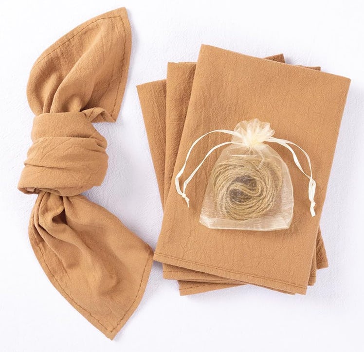 Socomi Cotton-Linen Napkins (4-Pack)