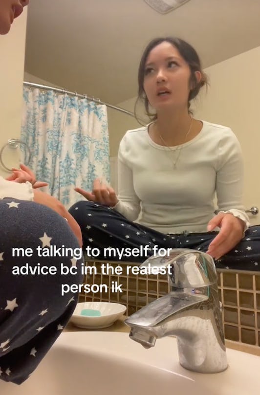 It&rsquo;s okay to talk to yourself out loud.