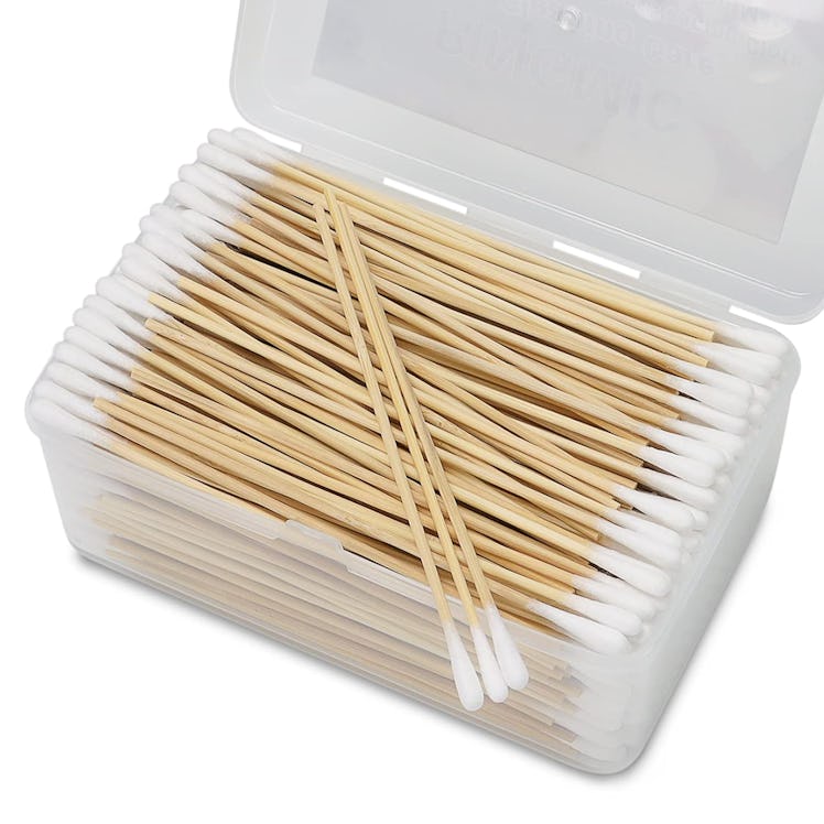 PINGMIC Cotton Swabs in Storage Box (500 Count)