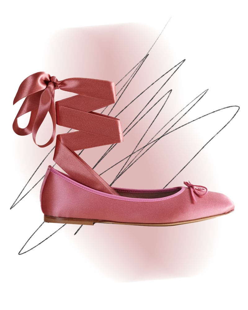 Lali Ballet Flat in Flamingo